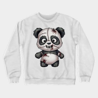 Patchwork Panda - Stitched Up - Gothic Teddy Tee Crewneck Sweatshirt